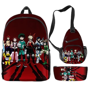 Foto 1 | Foto 1 | Set De Mochila My Heros Academias Satchel Con Impresión 3d Para Niños - Venta Internacional.