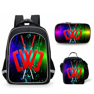 Foto 1 | Foto 1 | Set De Mochilas Prestonplayszs Anime School De 3 Piezas Con Funda - Venta Internacional.