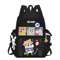 Mochila Escolar Infantil Crayon Shinchans De Nailon 35 X 16 X 45 Cm - Venta Internacional.