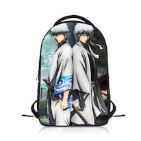 Mochila Escolar Gintama Anime Para Niños En Poliéster - Venta Internacional.