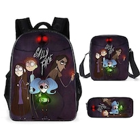 Set De Mochilas Sallys Faces Para Estudiantes Escolares Con Bandolera - Venta Internacional.