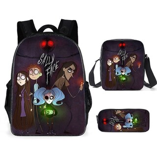 Foto 1 | Foto 1 | Set De Mochilas Sallys Faces Para Estudiantes Escolares Con Bandolera - Venta Internacional.