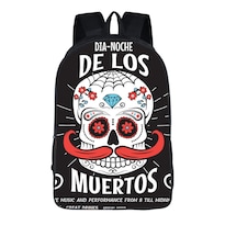 Mochila Escolar Para Niños Mochila Escolar Mexicana Para El Día De Los Muertos - Venta Internacional.