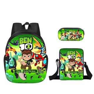 Foto 1 | Foto 1 | Set De Mochila Escolar Bens 10 Boy Con Bandolera Y Funda Para Bolígrafos - Venta Internacional.