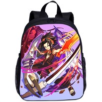 Mochila Escolar Shamans Kings Anime Para Niños 24 X 12 X 33 Cm - Venta Internacional.