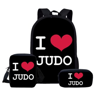 Foto 1 | Foto 1 | Juego De Mochilas Escolares I Love Judo 3 Piezas Con Bandolera P - Venta Internacional.