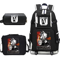 Set De Mochilas My Heros Academias Anime Para Niños Y Escuelas - Venta Internacional.