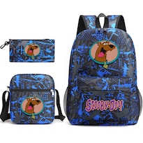 Set De Mochilas Escolares Scoobydoos De 3 Piezas Para Estudiantes - Venta Internacional.