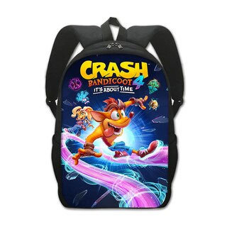 Foto 1 | Foto 1 | Mochila Escolar Crash Bandicoot Anime Para Niños - Venta Internacional.