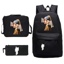 Set De Mochila Escolar Singer Satchel Con Bolsa De Almuerzo Y Bolsa Para Lápices - Venta Internacional.
