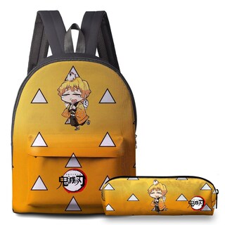 Foto 1 | Foto 1 | Mochila Escolar Demons Slayers Agatsuma Zenitsu Para Niños - Venta Internacional.