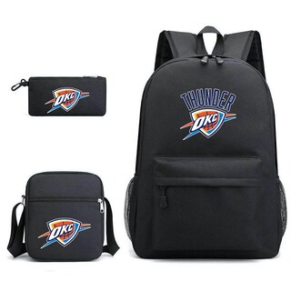 Foto 1 | Foto 1 | Juego De Mochilas Escolares Oklahoma City Thunder Basketball Star 3 Piezas - Venta Internacional.
