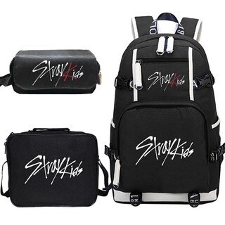 Foto 1 | Foto 1 | Juego De Mochilas Escolares Stray Kids Lonchera Bolsa Para Lápices - Venta Internacional.