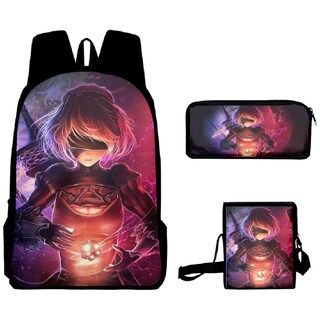 Foto 1 | Foto 1 | Set De Mochilas Niers Automatas Anime School De 3 Piezas Con Shou - Venta Internacional.