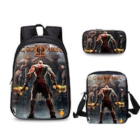 Set De Mochilas Kratos School De 3 Piezas Para Estudiantes - Venta Internacional.