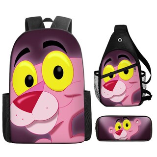 Foto 1 | Foto 1 | Juego De Mochilas Pinks Panthers Anime 3 Piezas Mochila Escolar Para Niños - Venta Internacional.