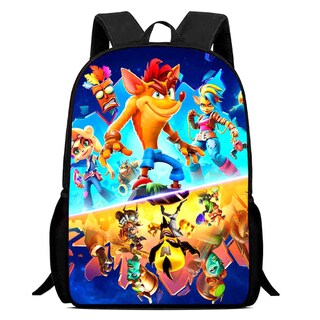 Foto 1 | Foto 1 | Mochila Escolar Crash Bandicoot Anime Para Niños - Venta Internacional.