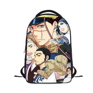 Foto 1 | Foto 1 | Mochila Escolar Kamui Kids Color Dorado Impresión 3d Oxford 24 X 12 X 30 Cm - Venta Internacional.