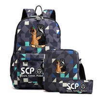 Set De Mochilas Scps Anime School 3 Unidades/lote Para Niños - Venta Internacional.