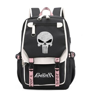 Foto 1 | Foto 1 | Mochila Escolar Para Niños Backpack Punishers Oxford Con Impresión 3d De 31 X 19 X 46 Cm - Venta Internacional.