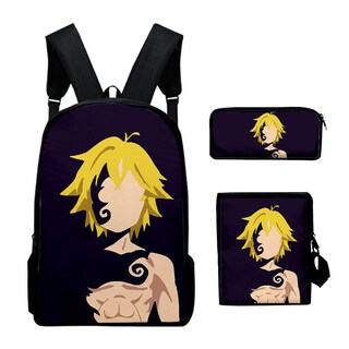 Foto 1 | Foto 1 | Set De Mochilas Sevens Deadlys Sins Con Impresión 3d Para Niños - Venta Internacional.