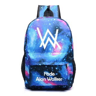 Foto 1 | Foto 1 | Mochila Escolar Alans Walkers Kids De Nailon 31 X 18 X 47 Cm - Venta Internacional.