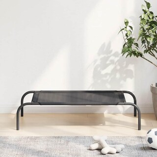Foto 2 | Foto 2 | Cama Elevada Para Perros Vidaxl Para Razas Pequeñas En Negro Textilene - Venta Internacional.