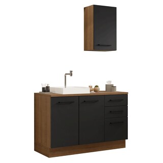 Foto 1 | Foto 1 | Mueble De Baño Completo Para Almacenaje Madesa Agata 120cm 3
