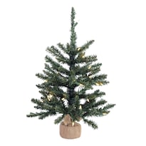 Árbol De Navidad Pino Anoka Vickerman 24 Cm Con Led Blanco Cálido - Venta Internacional.
