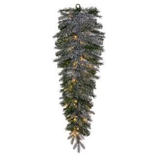 Foto 4 | Foto 4 | Artificial Teardrop Vickerman De 48 Pulgadas Abeto Douglas Escarchado Con Led - Venta Internacional.