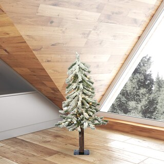 Foto 3 | Foto 3 | Árbol De Navidad Alpino Nevado Vickerman 90 Cm Con Luces Led Blanco Cálido - Venta Internacional.
