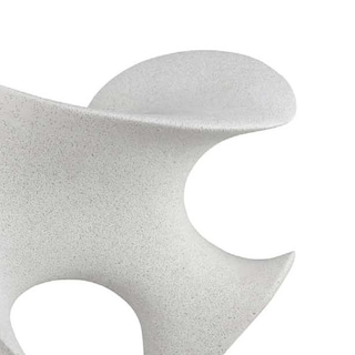 Foto 3 | Foto 3 | Accent Decor Benzara Ramya Abstracto En Resina Blanca 32x13x32 Cm - Venta Internacional.