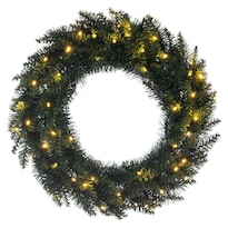 Corona Vickerman Camdon De Abeto Artificial 60 Cm Con 50 Luces Led - Venta Internacional.