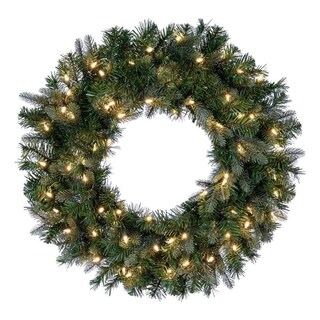 Foto 1 | Foto 1 | Corona Artificial De Abeto Douglas Vickerman De 30 Cm Preiluminada Con Led - Venta Internacional.