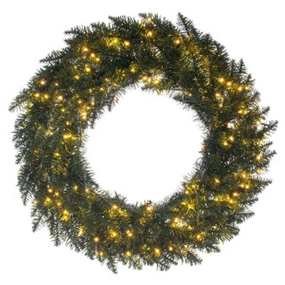 Foto 1 | Foto 1 | Corona Artificial Preiluminada Vickerman Camdon Fir 30 Cm Con Luces - Venta Internacional.