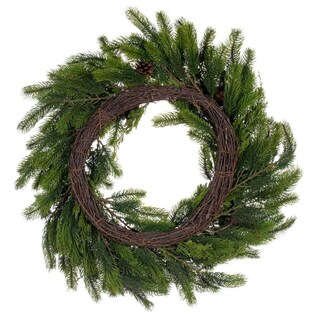 Foto 3 | Foto 3 | Corona Navideña Vickerman De 28'' Con Piñas - Venta Internacional.