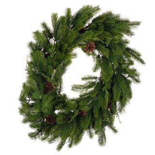 Foto 5 | Foto 5 | Corona Navideña Vickerman De 28'' Con Piñas - Venta Internacional.