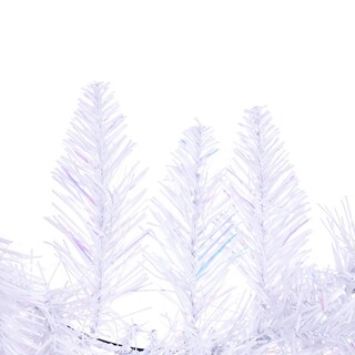 Foto 5 | Foto 5 | Corona Navideña Vickerman De Pino Blanco Brillante 60 Cm - Venta Internacional.