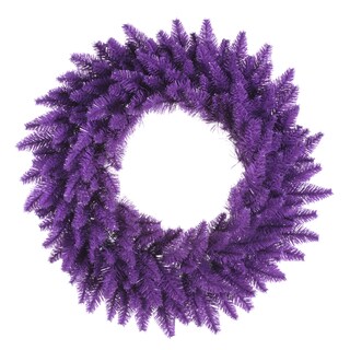 Foto 1 | Foto 1 | Corona De Navidad Vickerman Abeto Morado 30 Cm Sin Iluminar Para Interior - Venta Internacional.