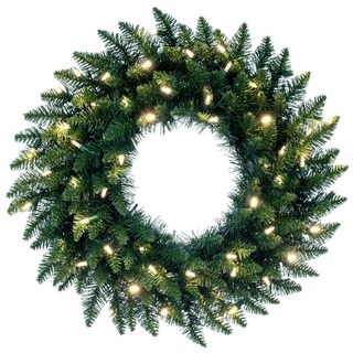 Foto 1 | Foto 1 | Corona De Navidad Vickerman Camdon Abeto De 24 Cm Con 50 Luces Led - Venta Internacional.