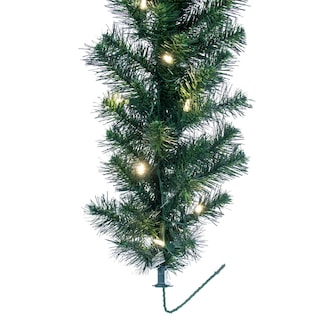 Foto 3 | Foto 3 | Guirnalda De Navidad Abeto Douglas Fir Vickerman 2 7 M Con Luces Led Blanco Cálido - Venta Internacional.