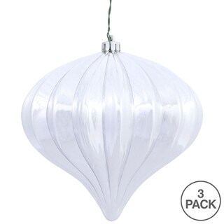 Foto 7 | Foto 7 | Adorno Navideño Vickerman Cebolla Brillante Plateada 5 7 Cm Juego De 3 - Venta Internacional.