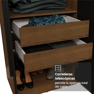 Foto 6 | Foto 6 | Ropero Closet Madesa Venus 6 Puertas 4 Cajones 180cm Mn 05