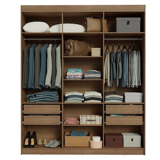 Foto 7 | Foto 7 | Ropero Closet Madesa Venus 6 Puertas 4 Cajones 180cm Mn 05