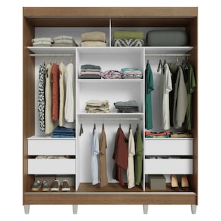 Foto 5 | Foto 5 | Ropero Closet Madesa Reno 3 Puertas 1 Espejo Con Pies Mb 02