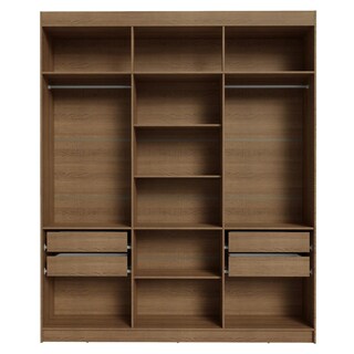 Foto 8 | Foto 8 | Ropero Closet Madesa Venus 6 Puertas 2 Espejos 180cm Mn 01