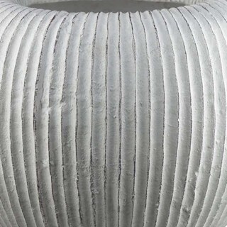 Foto 2 | Foto 2 | Jarrón Decorativo Benzara Nios Corto Y Ancho Blanco Envejecido - Venta Internacional.