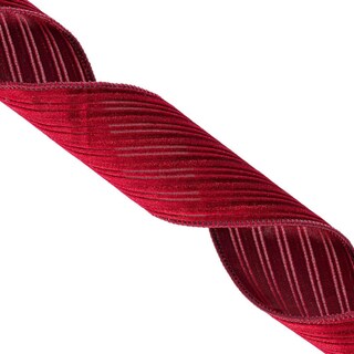 Foto 3 | Foto 3 | Cinta Vickerman Burdeos Con Revestimiento De Terciopelo Y Satén 2.5 Cm X 10 M - Venta Internacional.