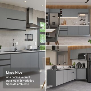 Foto 5 | Foto 5 | Cocina Integral Completa Modular Madesa Nice 240m Gris 09