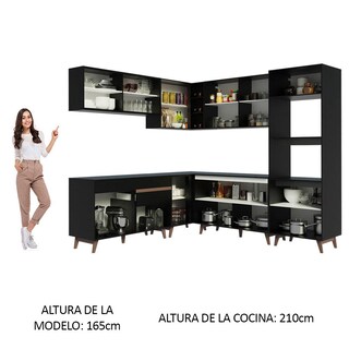Foto 5 | Foto 5 | Cocina Integral Completa Modular Madesa Reims 452cm Nn 01